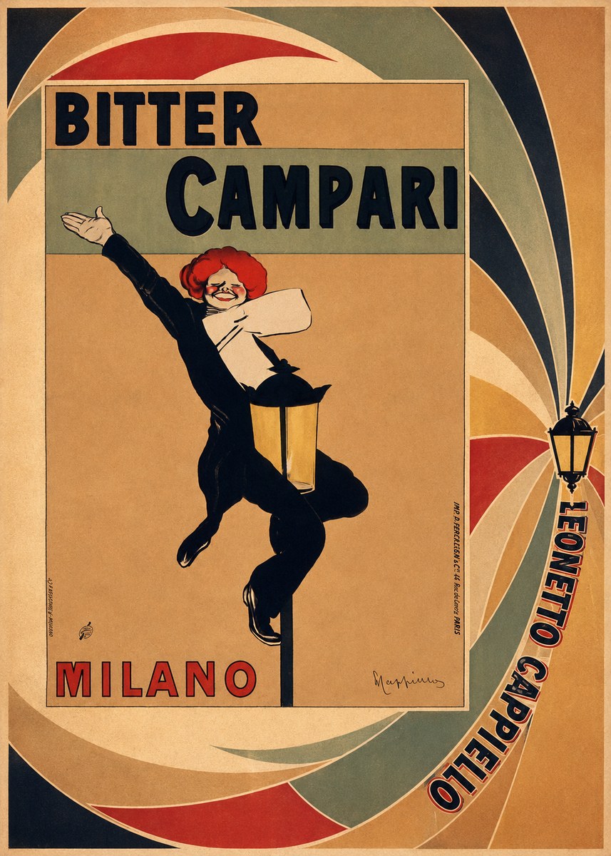 Leonetto Cappiello Bitter Campari II No6 - Póster