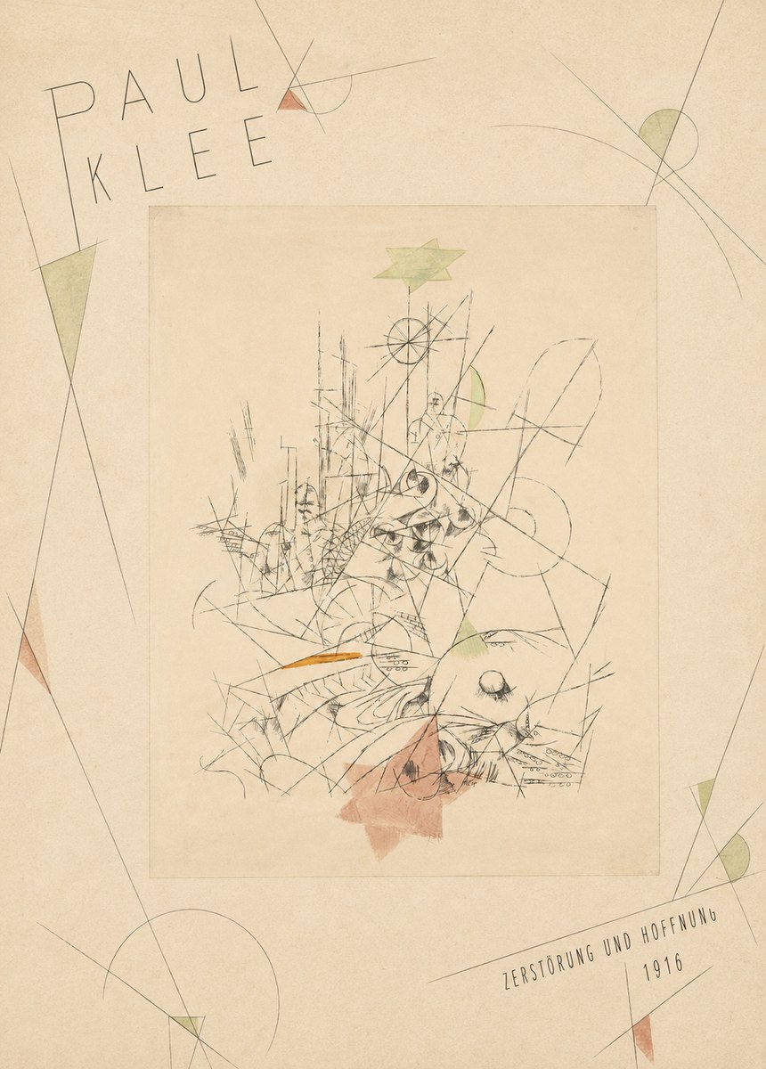 Paul Klee Zerstörung Und Hoffnung II No5 - Póster