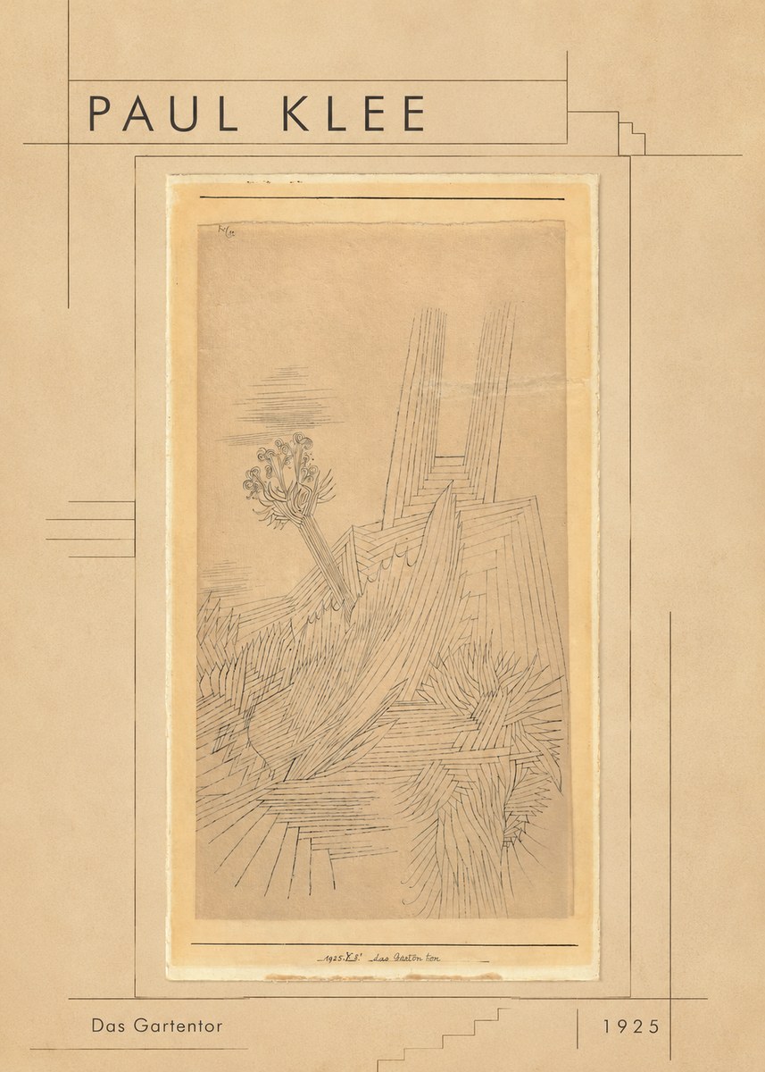 Paul Klee Das Gartentor I No1 - Póster
