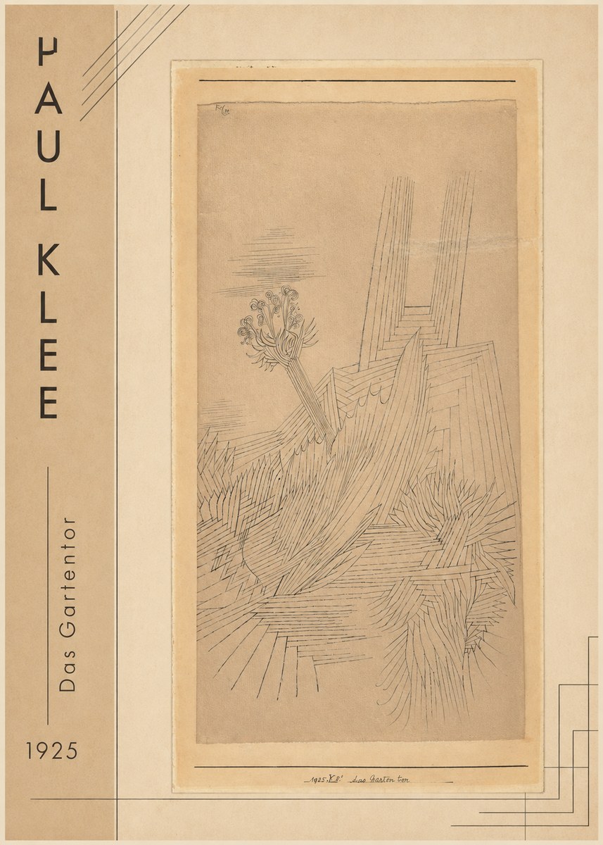 Paul Klee Das Gartentor I No2 - Póster