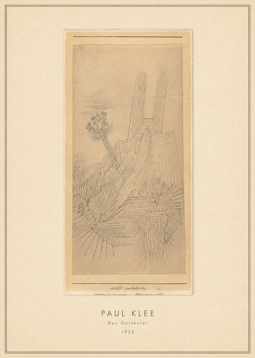 Paul Klee Das Gartentor I No3 - Póster