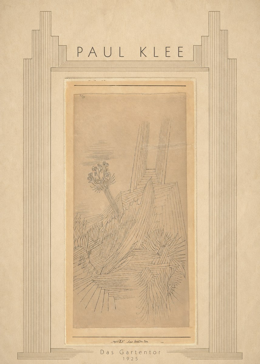 Paul Klee Das Gartentor I No6 - Póster