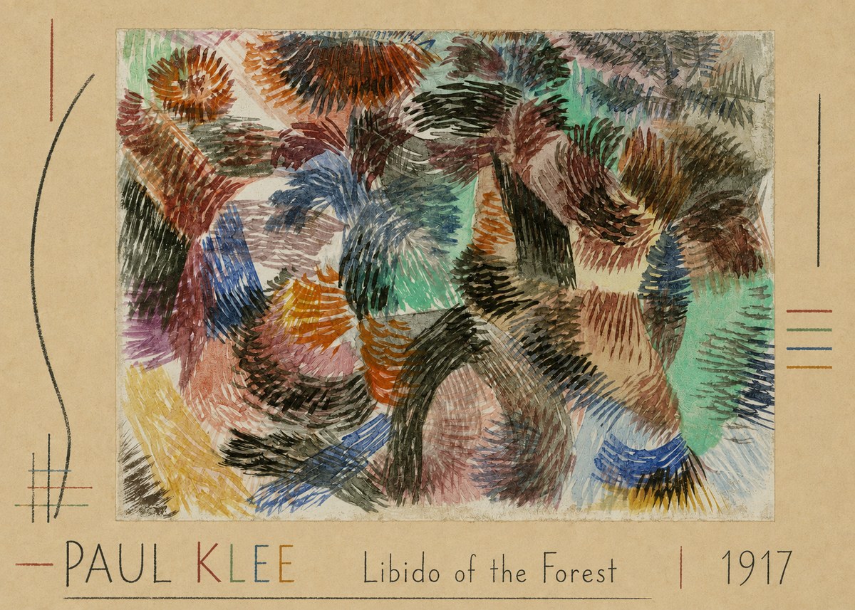 Paul Klee Libido of the Forest No2 - Póster