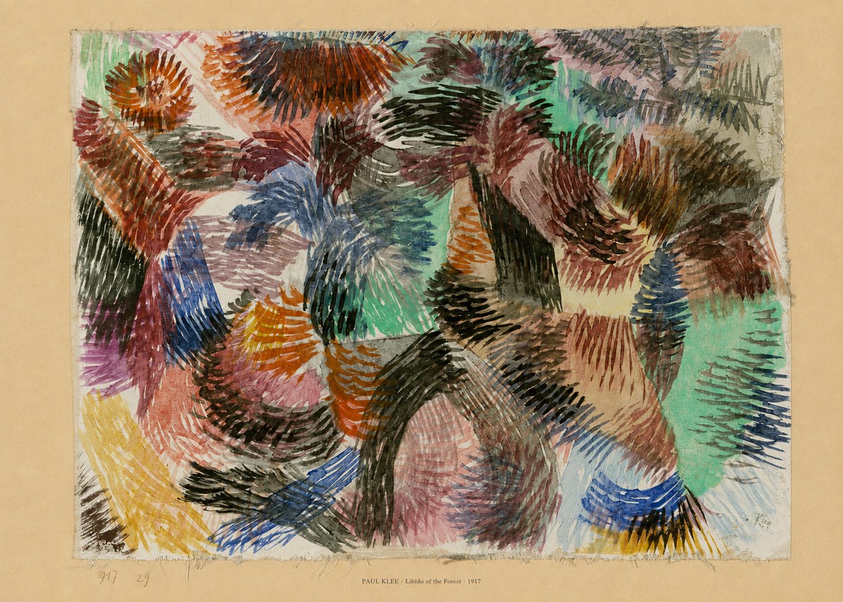 Paul Klee Libido of the Forest No6 - Póster