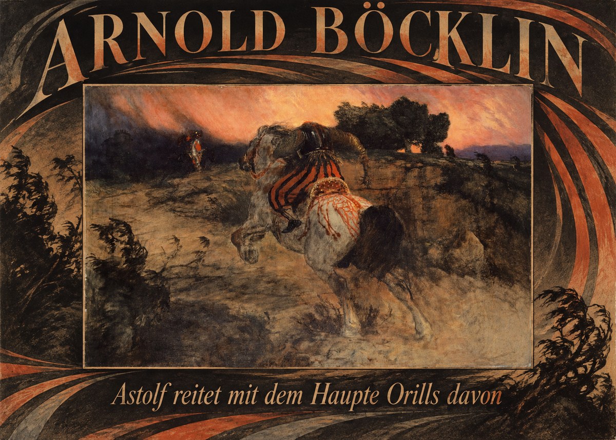 Arnold Böcklin Astolf Reitet Mit Dem Haupte Orills Davon No5 - Póster