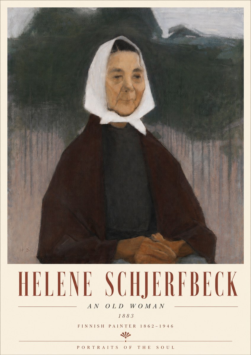 Helene Schjerfbeck An Old Woman No6 - Póster
