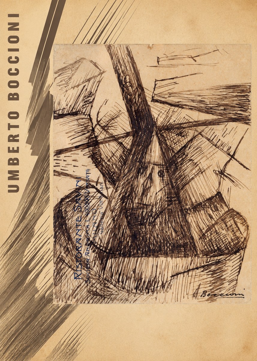 Umberto Boccioni Umberto Boccioni II No2 - Póster