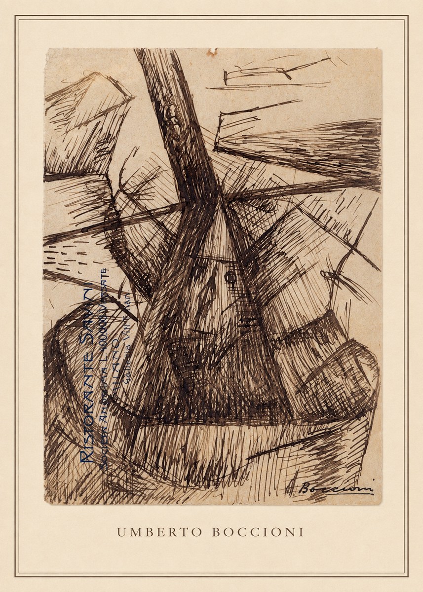 Umberto Boccioni Umberto Boccioni II No3 - Póster