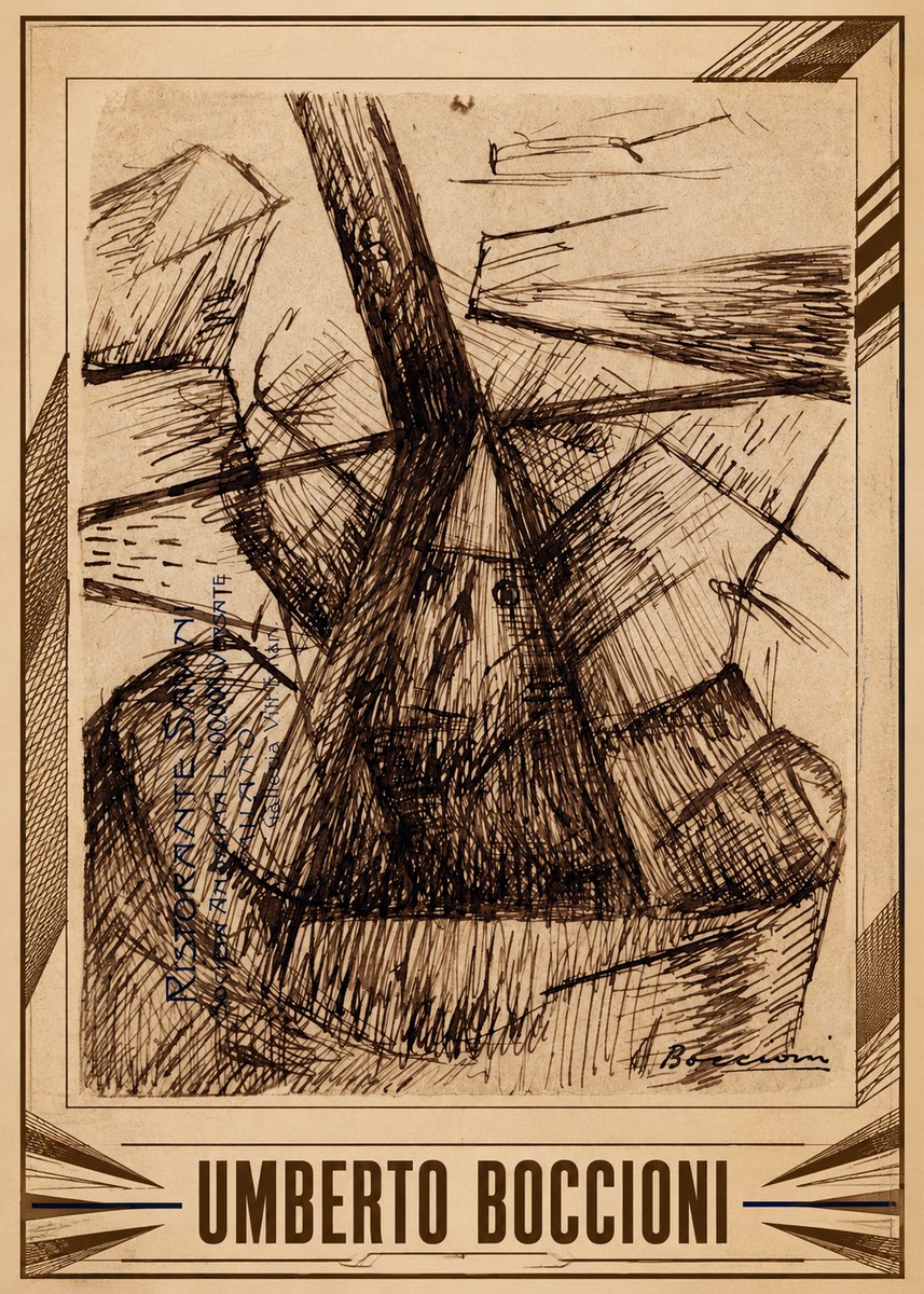 Umberto Boccioni Umberto Boccioni II No6 - Póster