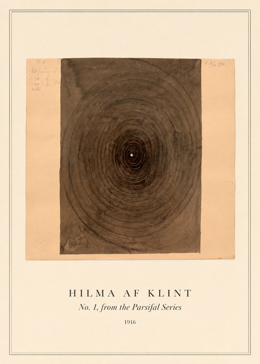 Hilma af Klint No. 1, from the Parsifal Series No3 - Póster