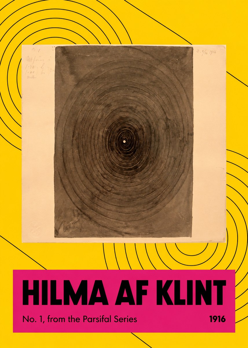 Hilma af Klint No. 1, from the Parsifal Series No4 - Póster