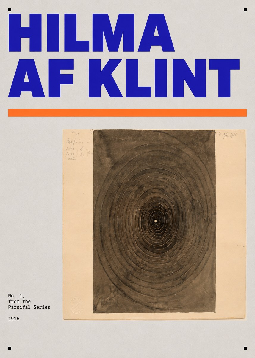 Hilma af Klint No. 1, from the Parsifal Series No5 - Póster