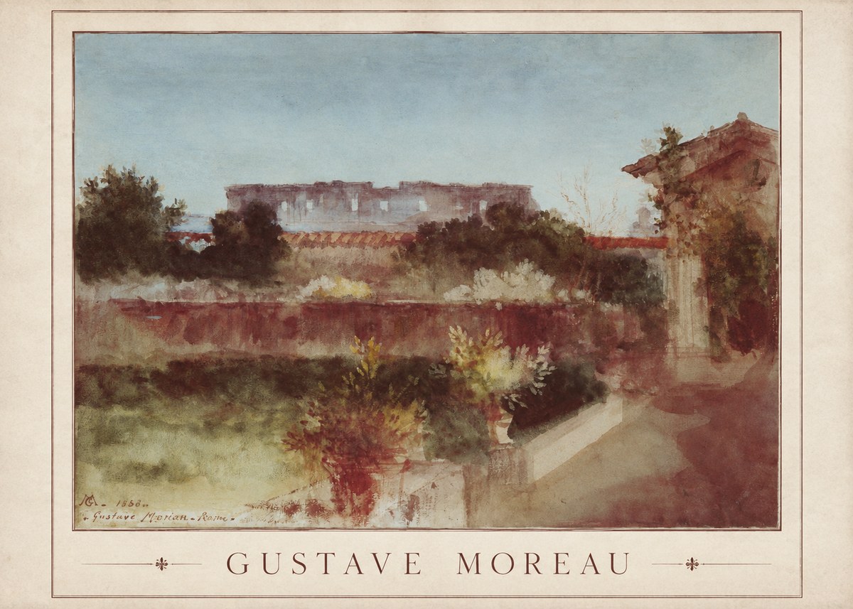 Gustave Moreau Rome No1 - Póster