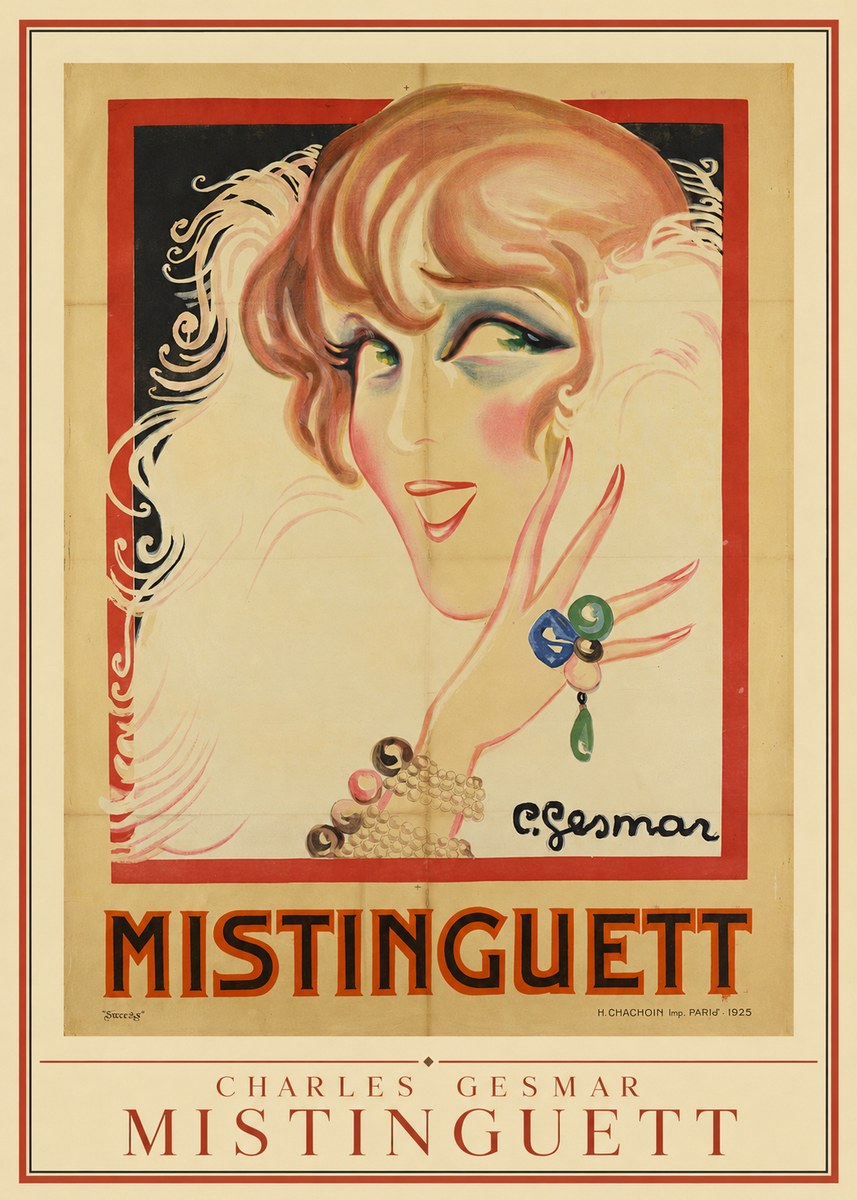 Charles Gesmar Mistinguett No4 - Póster