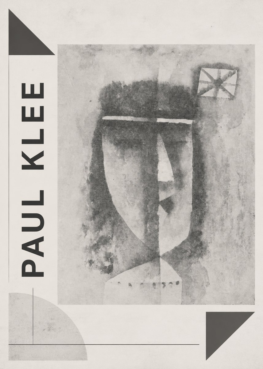 Paul Klee Head of a Man No2 - Póster