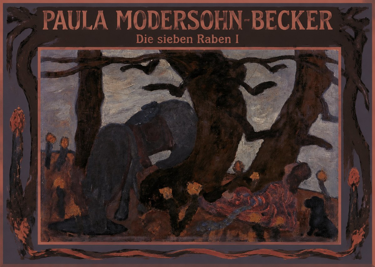 Paula Modersohn-Becker Die Sieben Raben I No1 - Póster