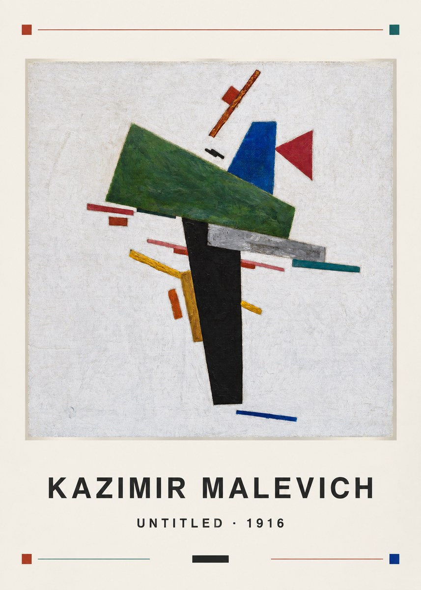 Kazimir Malevich Suprematist Composition II No4 - Póster