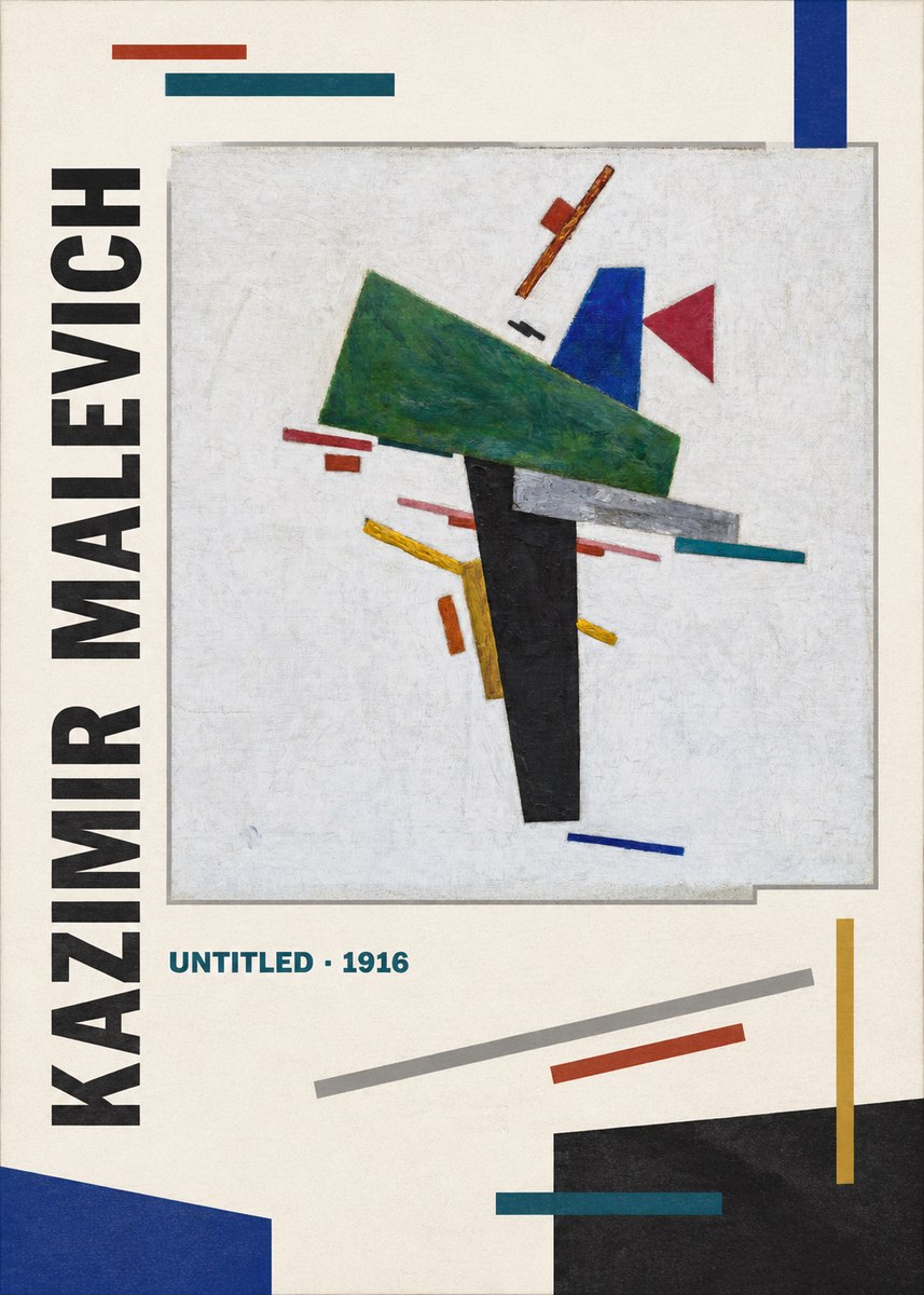 Kazimir Malevich Suprematist Composition II No5 - Póster