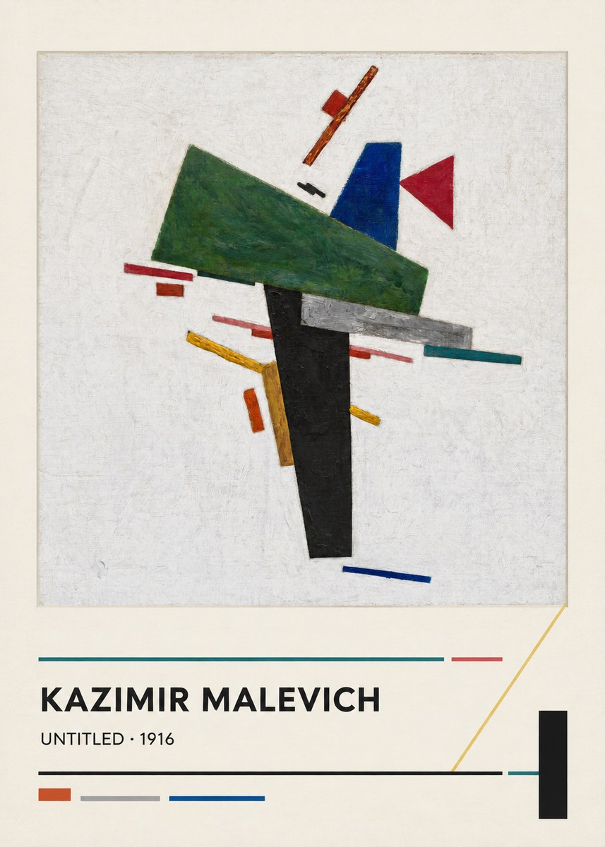 Kazimir Malevich Suprematist Composition II No6 - Póster