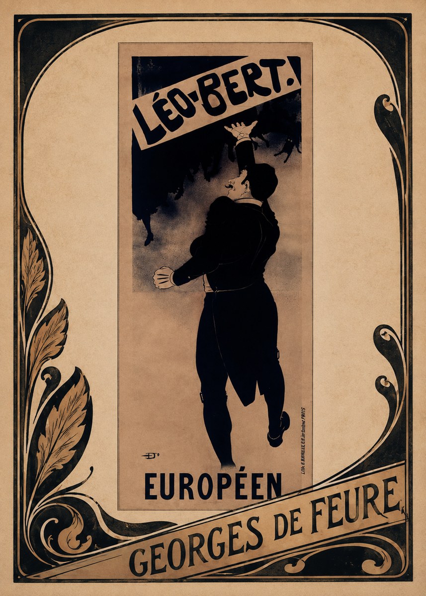 Georges de Feure Léo-bert. Européen No1 - Póster
