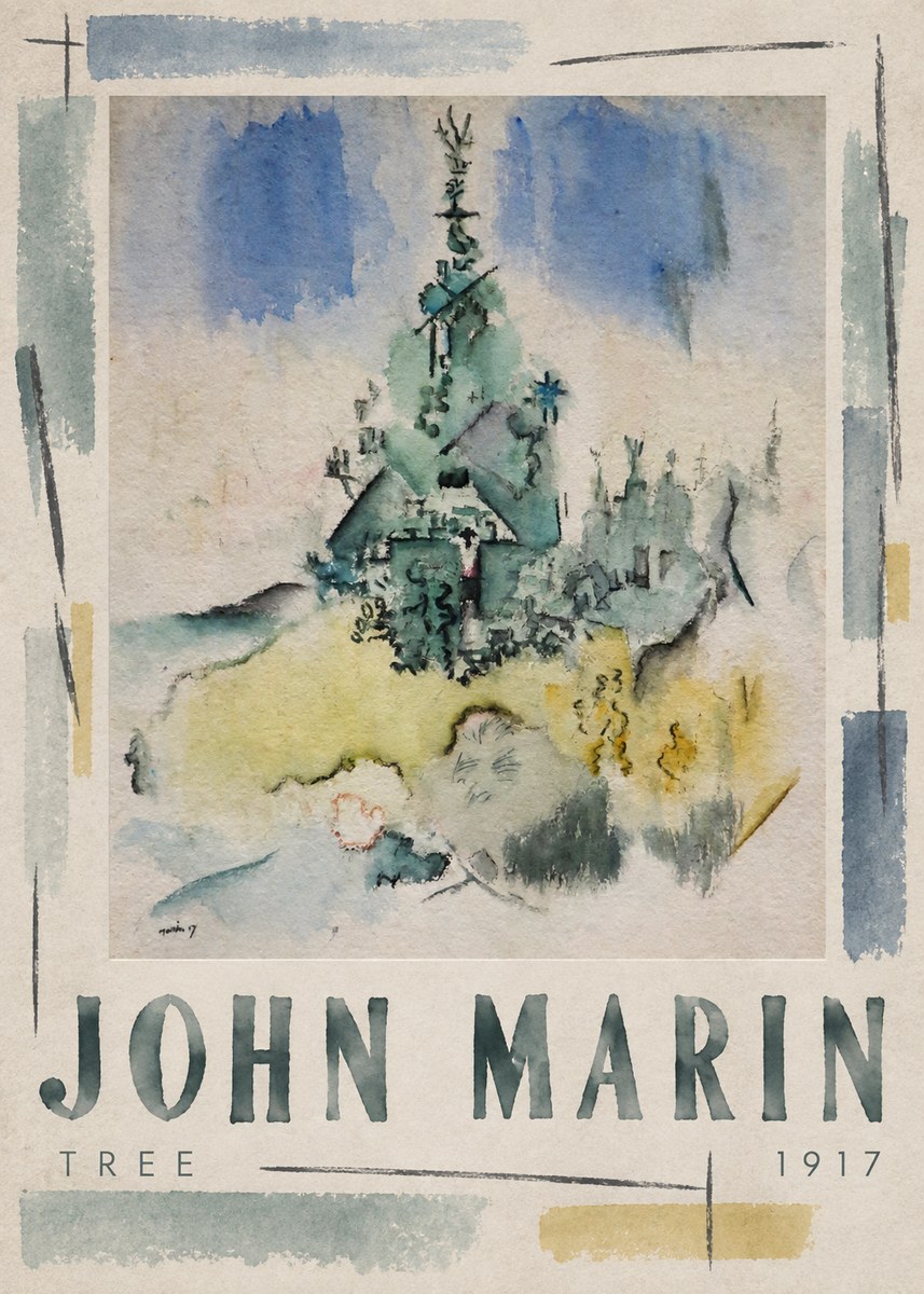 John Marin Tree No2 - Póster