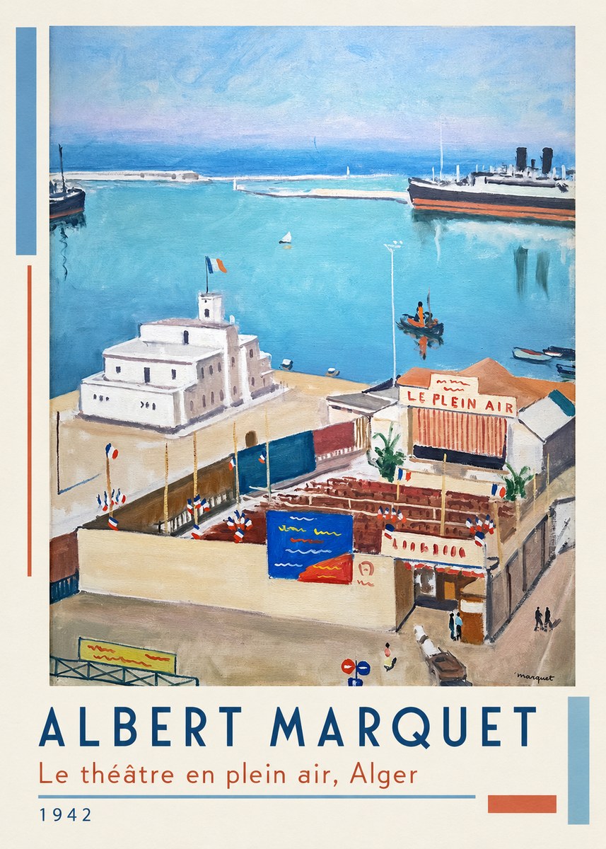 Albert Marquet Le Théâtre En Plein Air, Alger No1 - Póster
