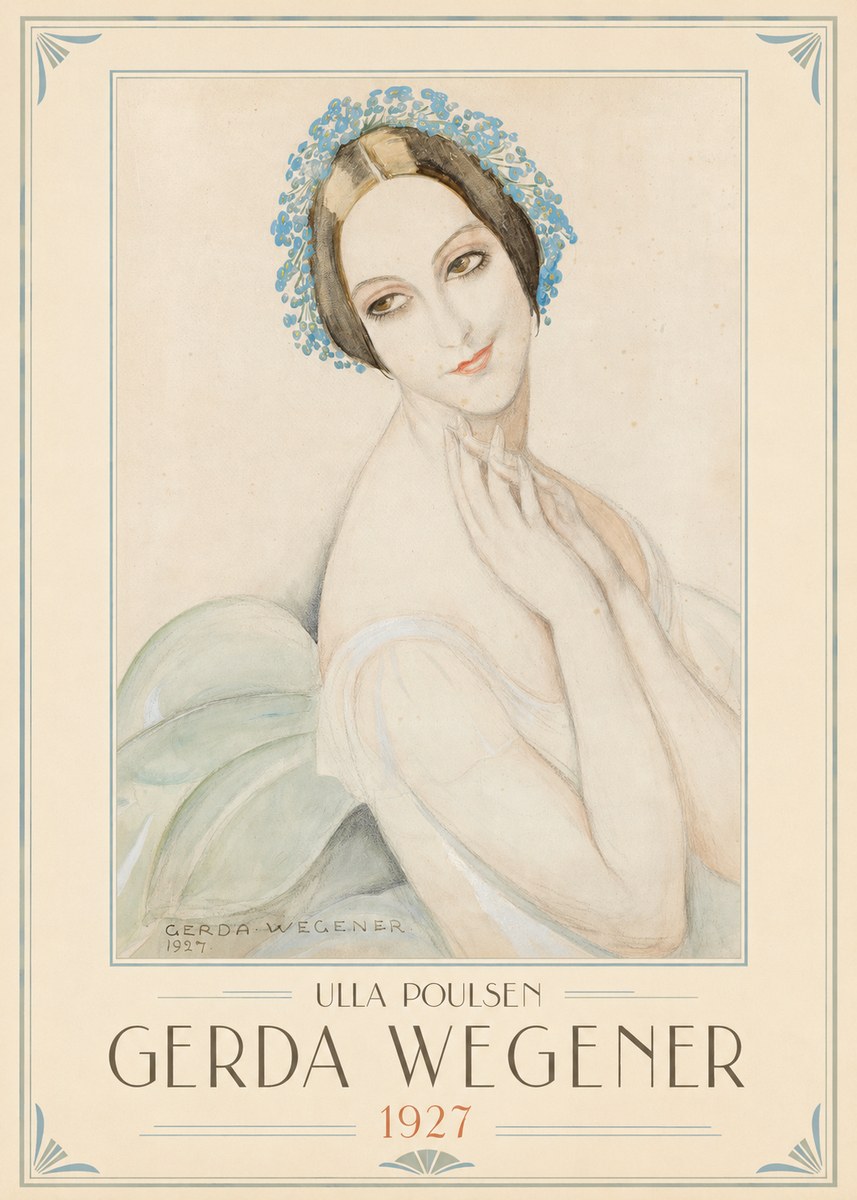 Gerda Wegener Ulla Poulsen No1 - Póster