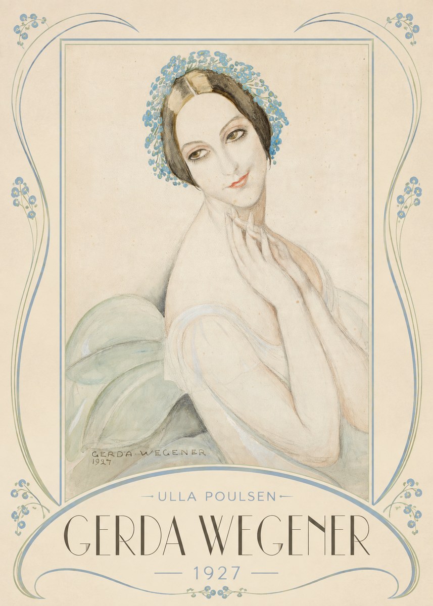 Gerda Wegener Ulla Poulsen No3 - Póster
