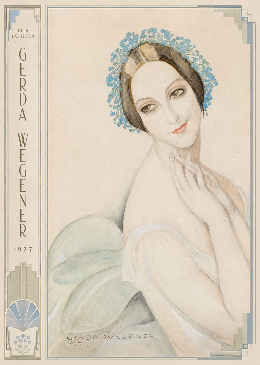 Gerda Wegener Ulla Poulsen No4 - Póster