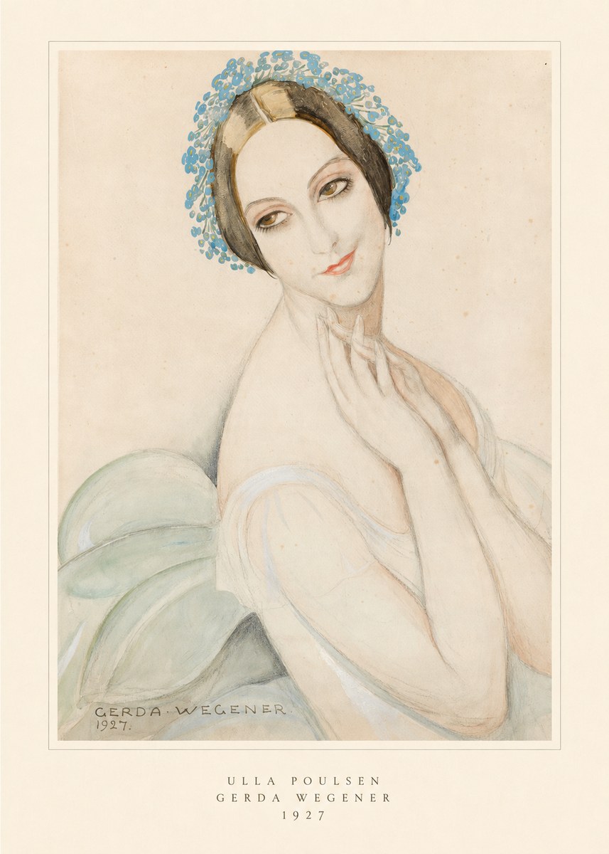 Gerda Wegener Ulla Poulsen No6 - Póster