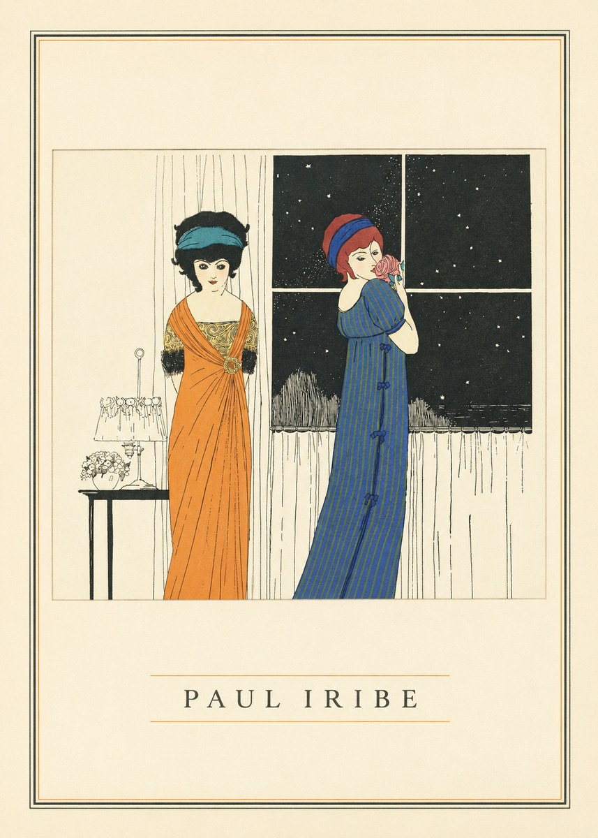 Paul Iribe Evening Elegance No5 - Póster