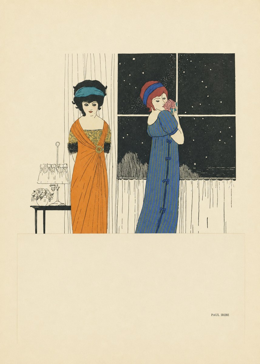 Paul Iribe Evening Elegance No6 - Póster