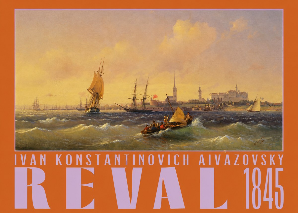 Ivan Konstantinovich Aivazovsky Reval No3 - Póster