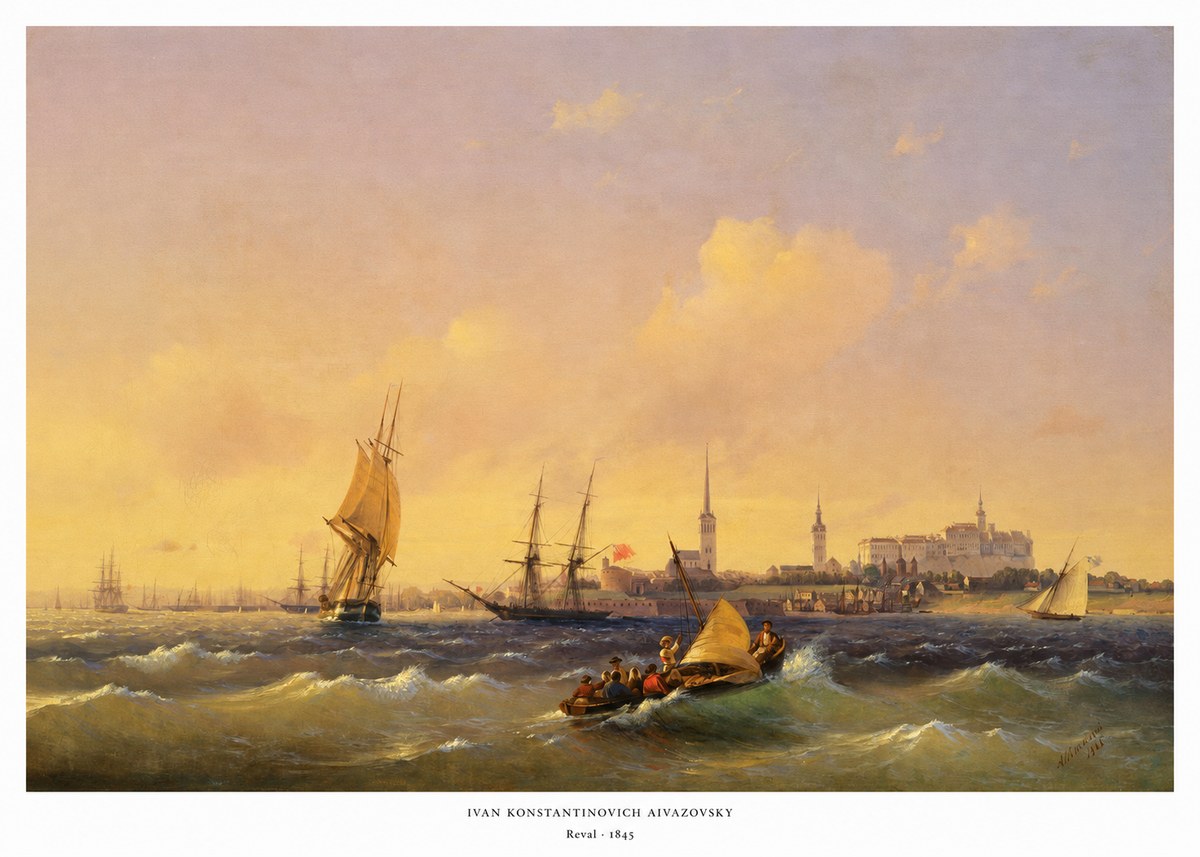 Ivan Konstantinovich Aivazovsky Reval No6 - Póster