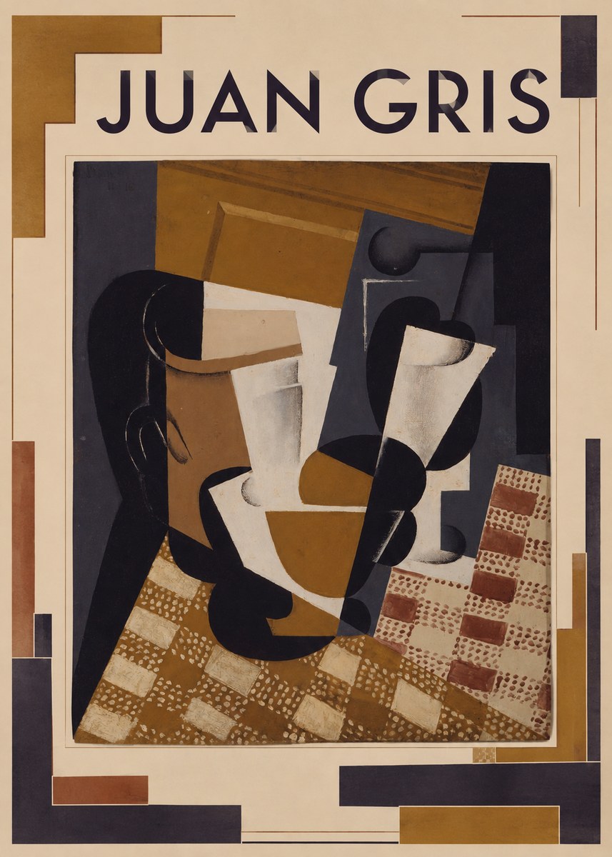 Juan Gris Still Life III No1 - Póster