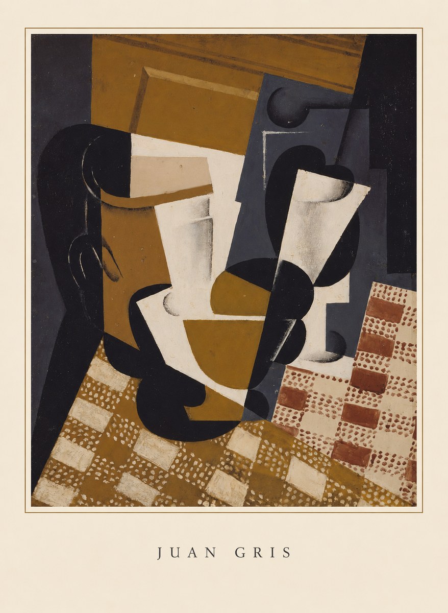 Juan Gris Still Life III No3 - Póster