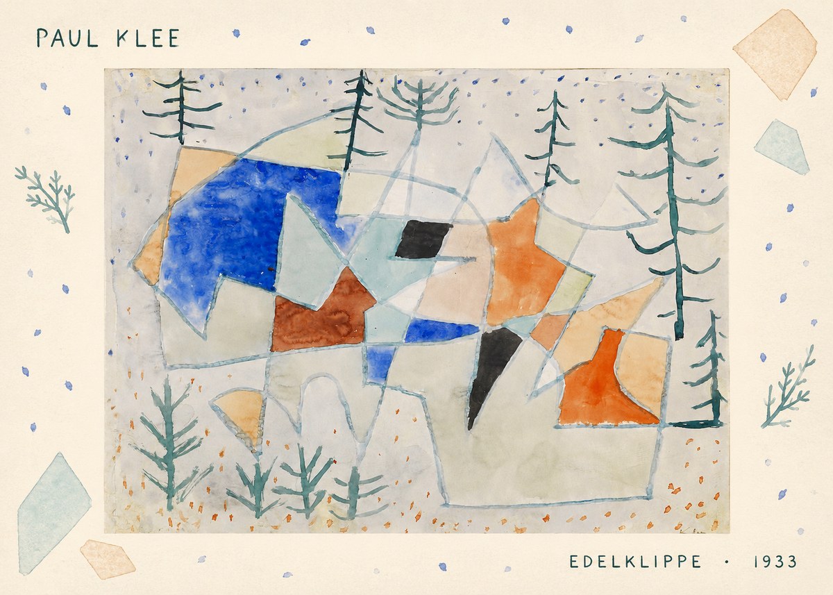 Paul Klee Edelklippe No5 - Póster