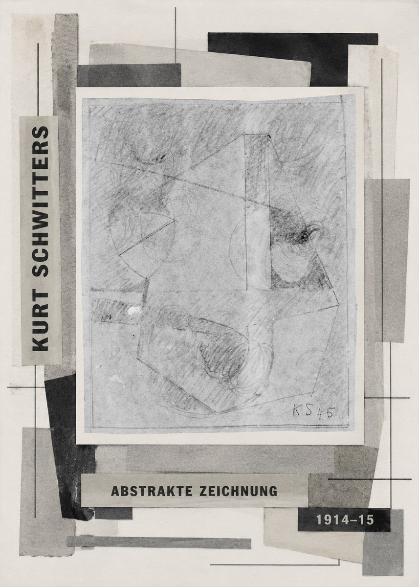 Kurt Schwitters Abstrakte Zeichnung No5 - Póster