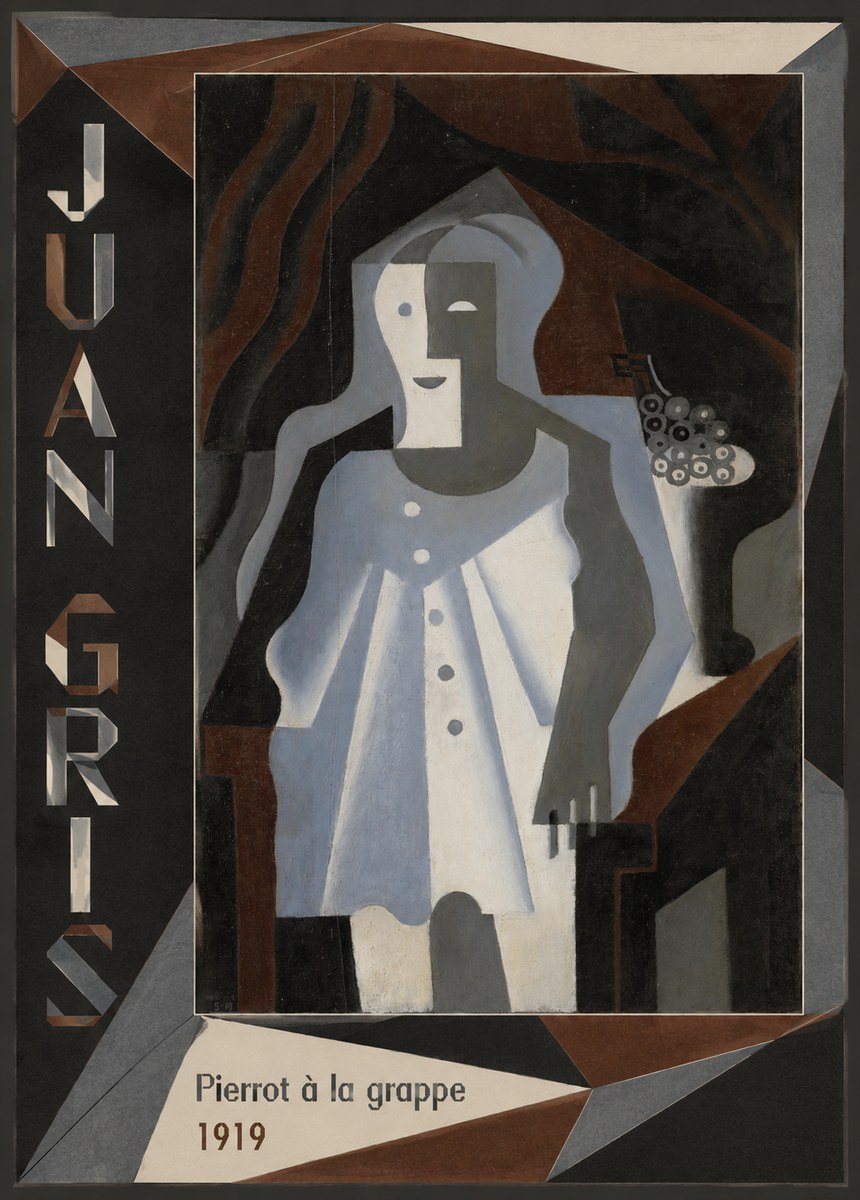 Juan Gris Pierrot À La Grappe No2 - Póster