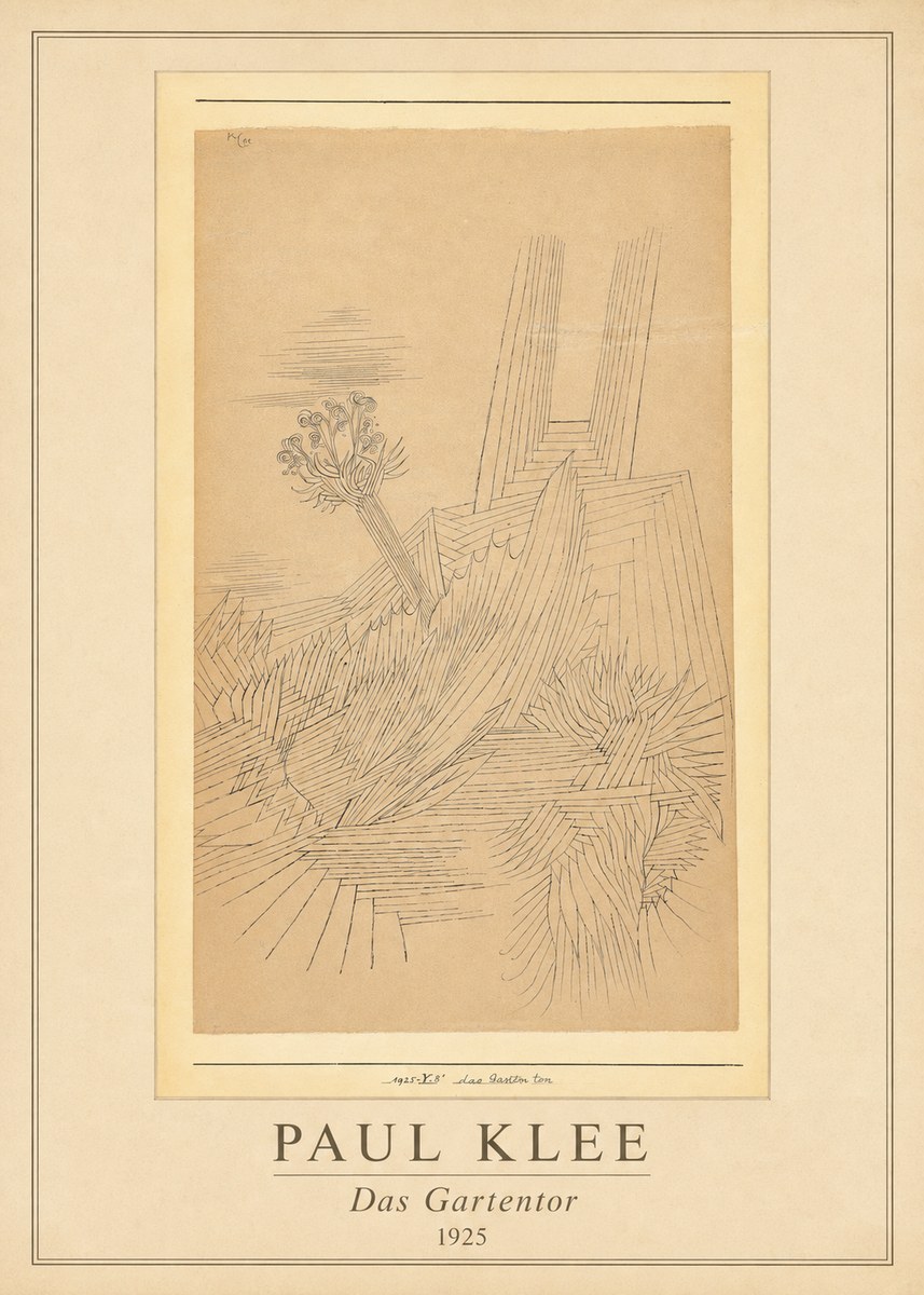 Paul Klee Das Gartentor II No1 - Póster