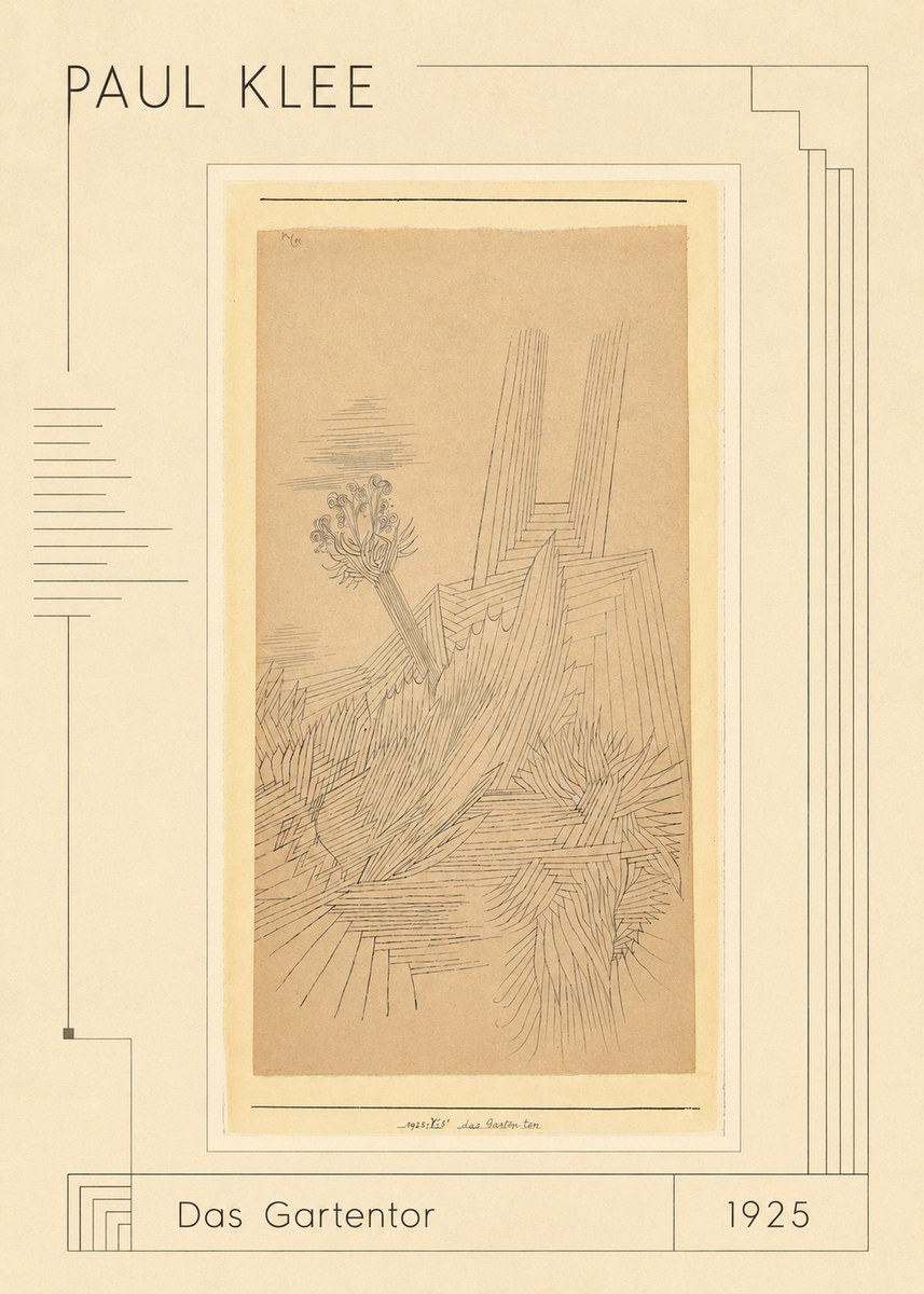 Paul Klee Das Gartentor II No3 - Póster