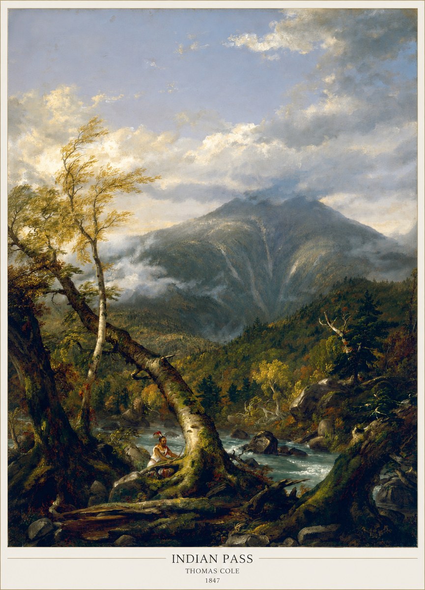 Thomas Cole Indian Pass II No6 - Póster