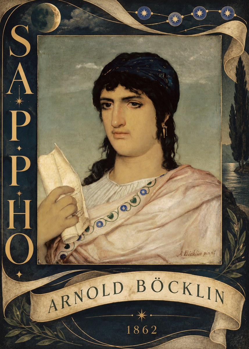 Arnold Böcklin Sappho No6 - Póster
