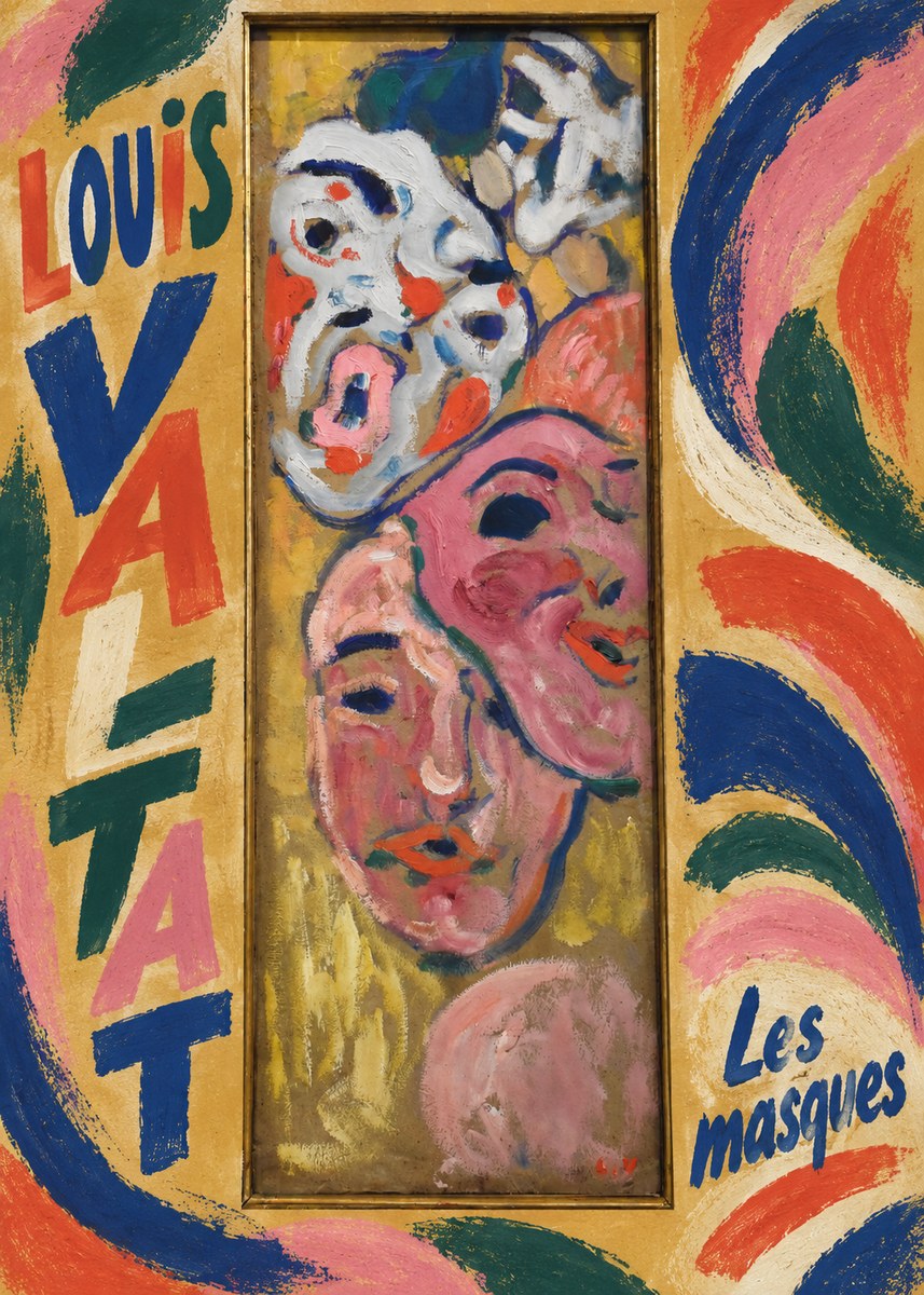 Louis Valtat Les Masques No2 - Póster