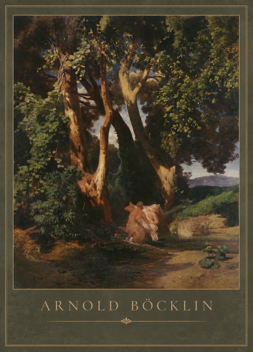 Arnold Böcklin Forest Landscape No2 - Póster
