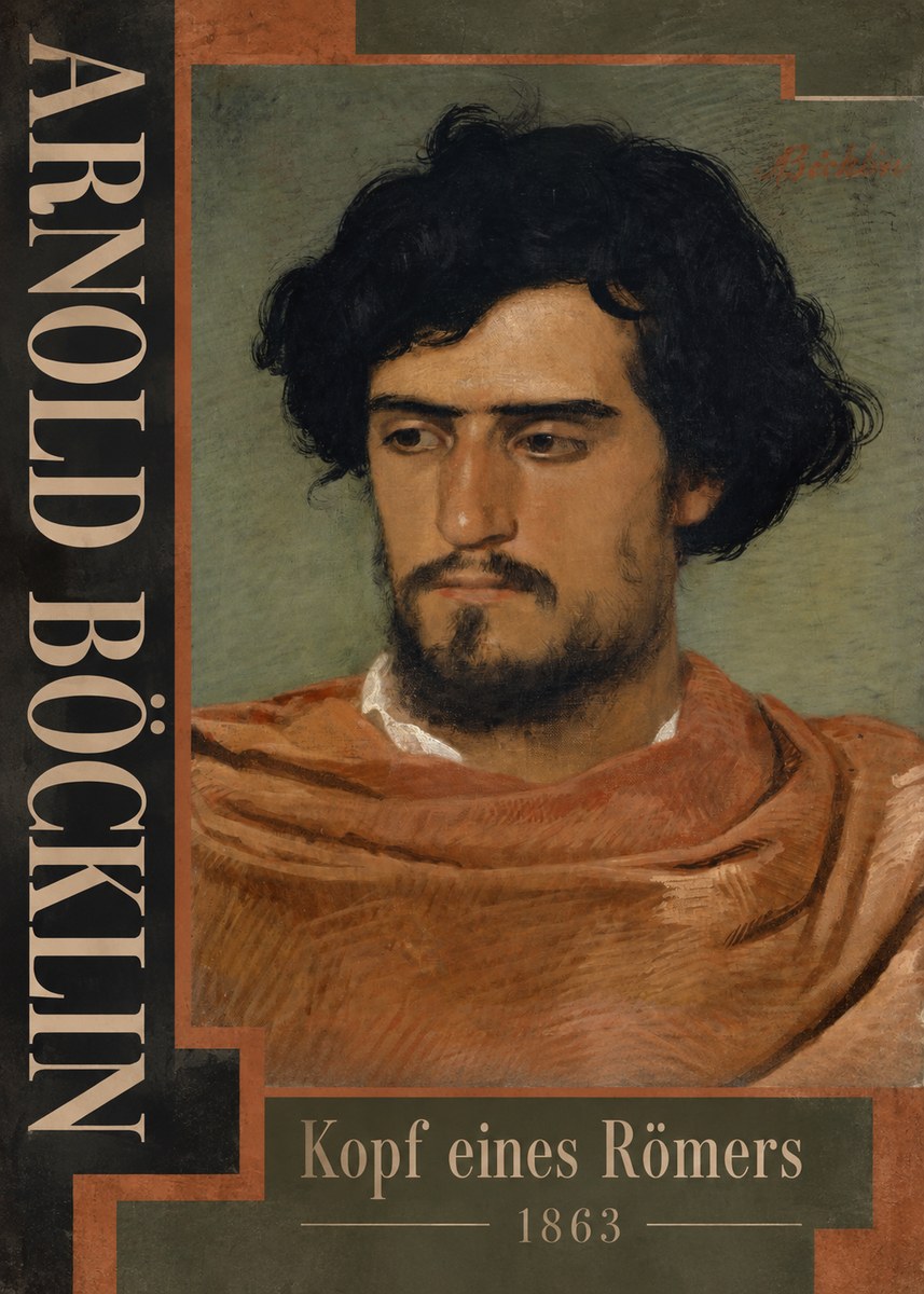 Arnold Böcklin Kopf Eines Römers No5 - Póster