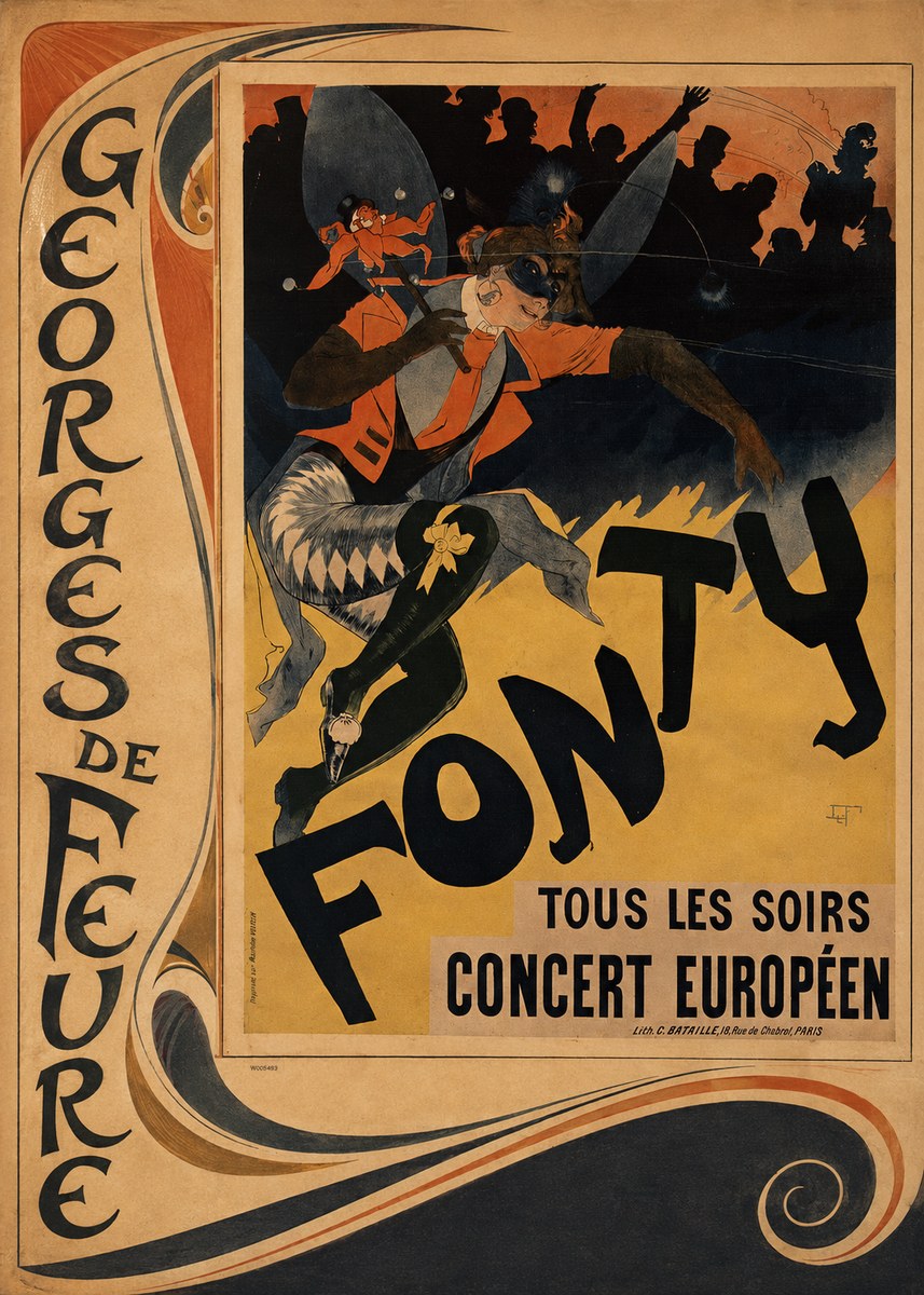 Georges de Feure Fonty III No2 - Póster