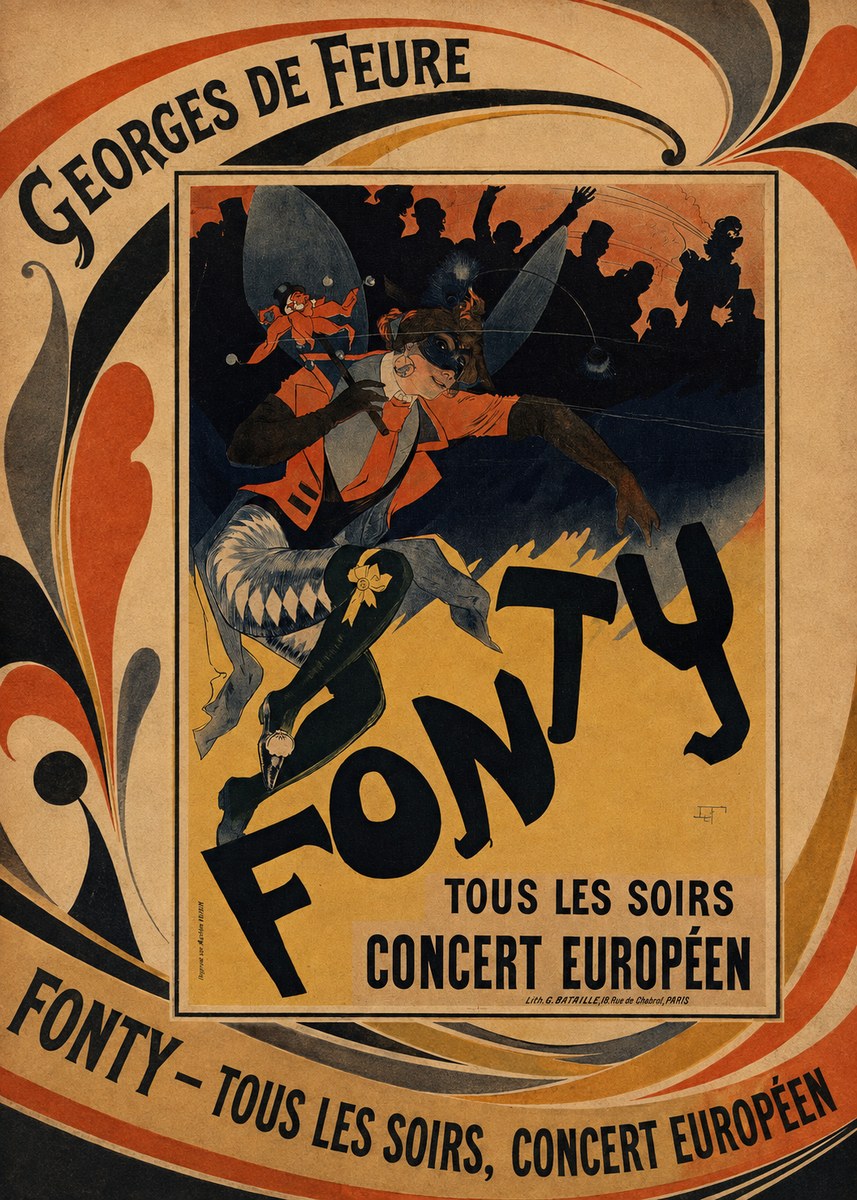 Georges de Feure Fonty III No5 - Póster