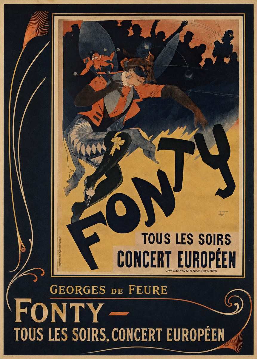 Georges de Feure Fonty III No6 - Póster