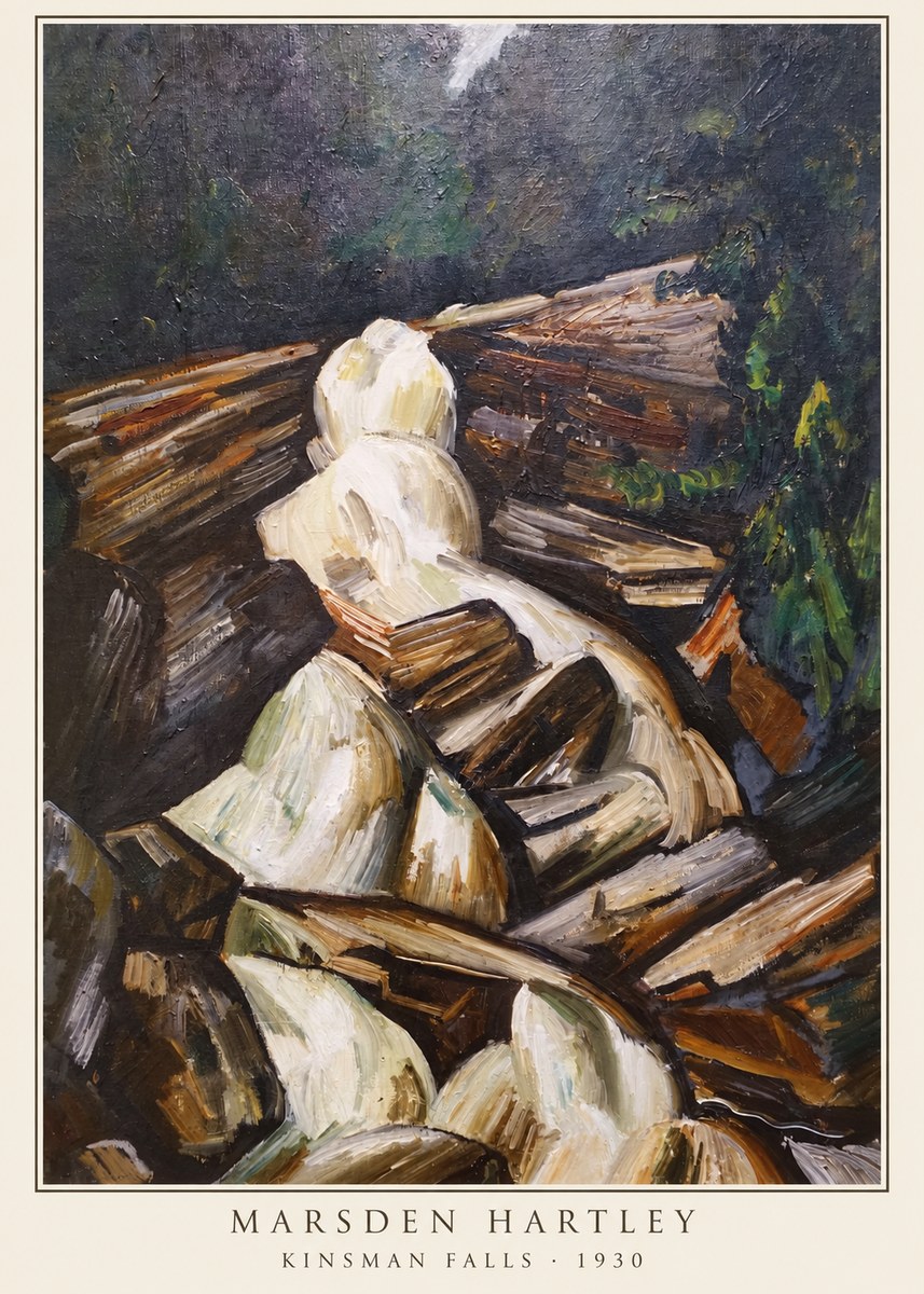 Marsden Hartley Kinsman Falls No6 - Póster